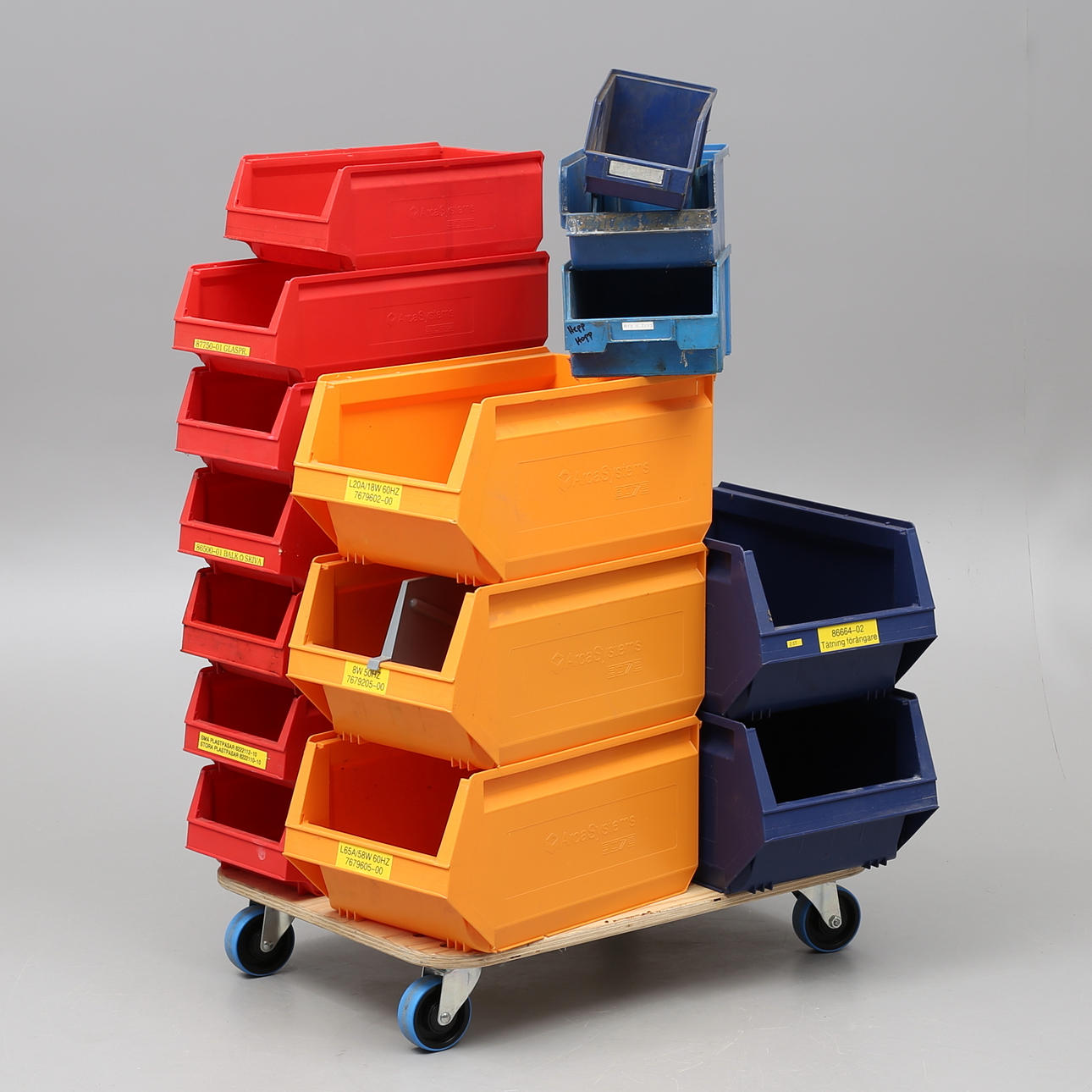 TOOL BOXES, 16 pcs, plastic, Arca Systems.
