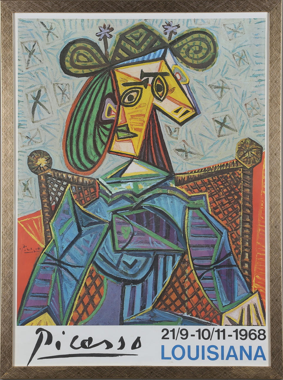 PABLO PICASSO. EFTER. Efter, affisch, Louisiana 1968.