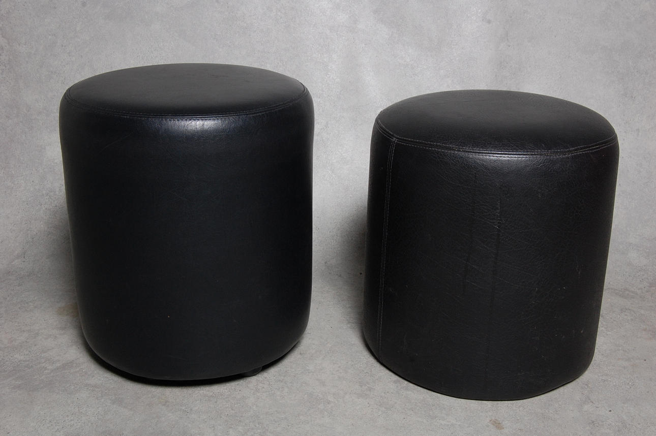 SCHIEBER / PALETTEN, 2 Stück, Kunstleder.