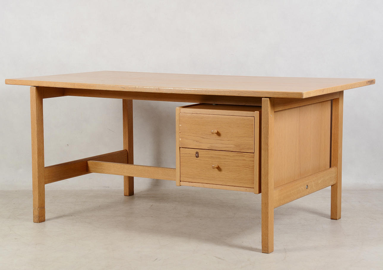 SCHREIBTISCH, Eiche, Hans J Wegner, Getama.