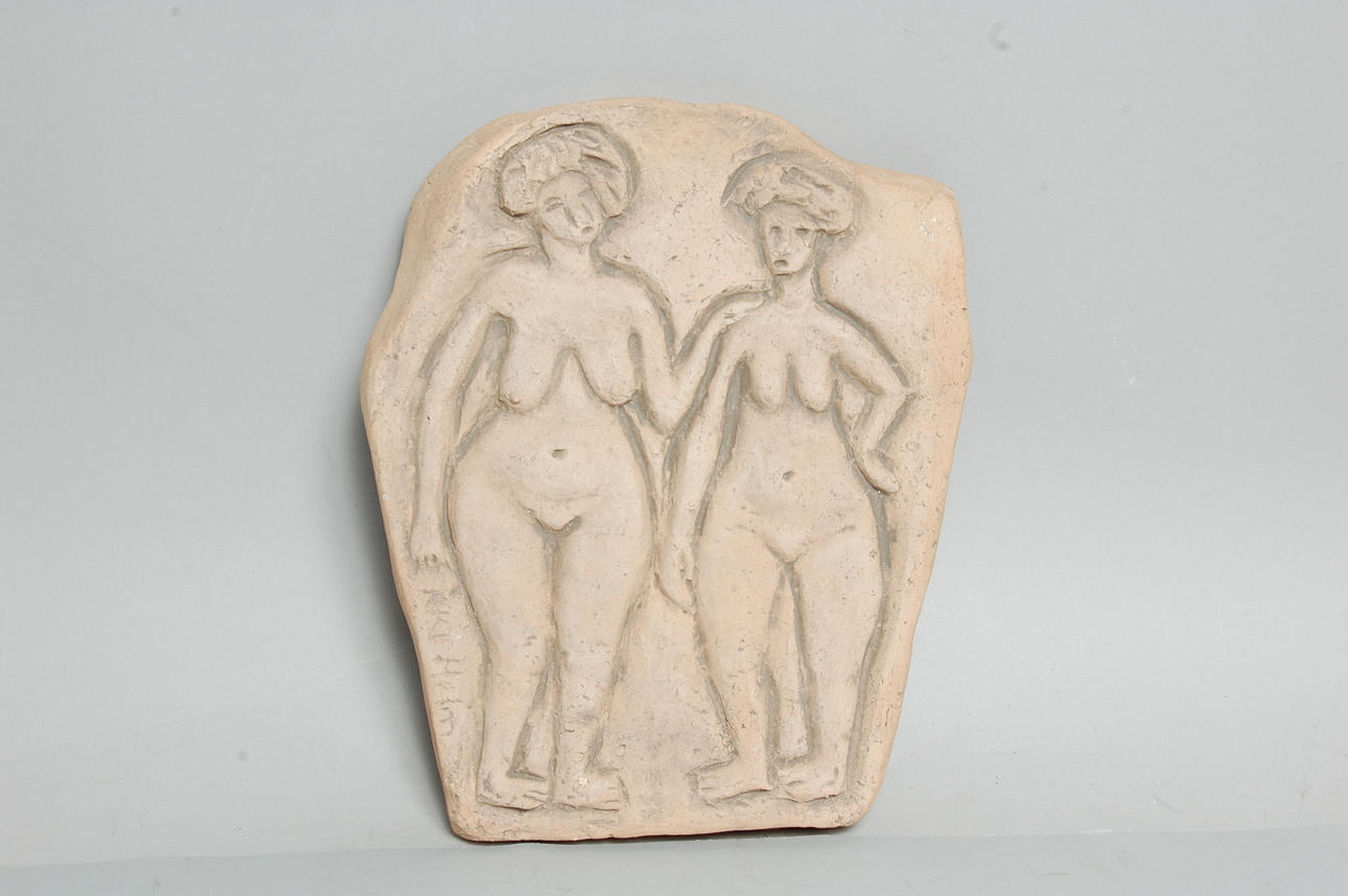 VÄGGRELIEF, Åke Holm, signerad.