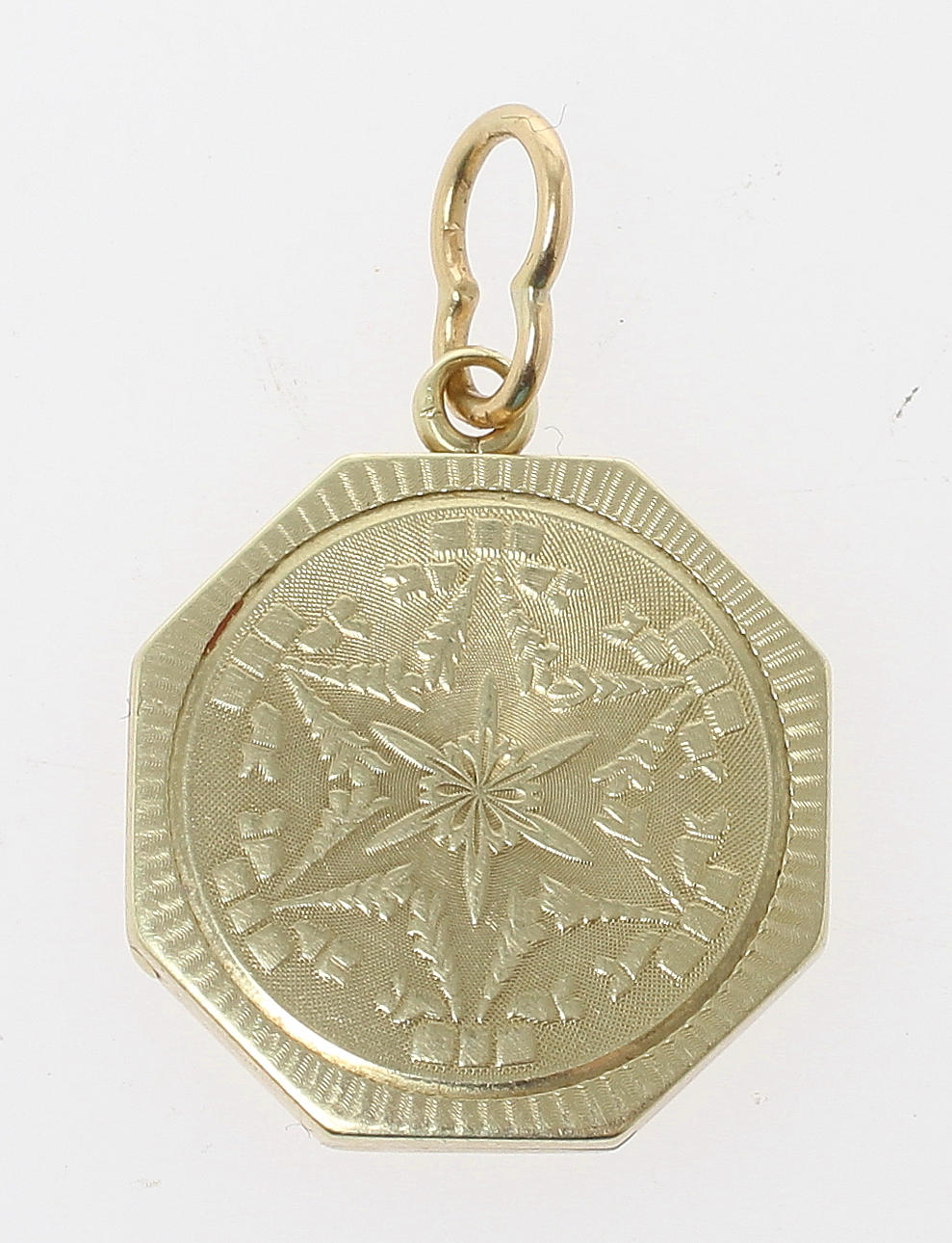 HÄNGE i form av berlock för fotografi, 14k guld. Tot vikt 6,9 gram.