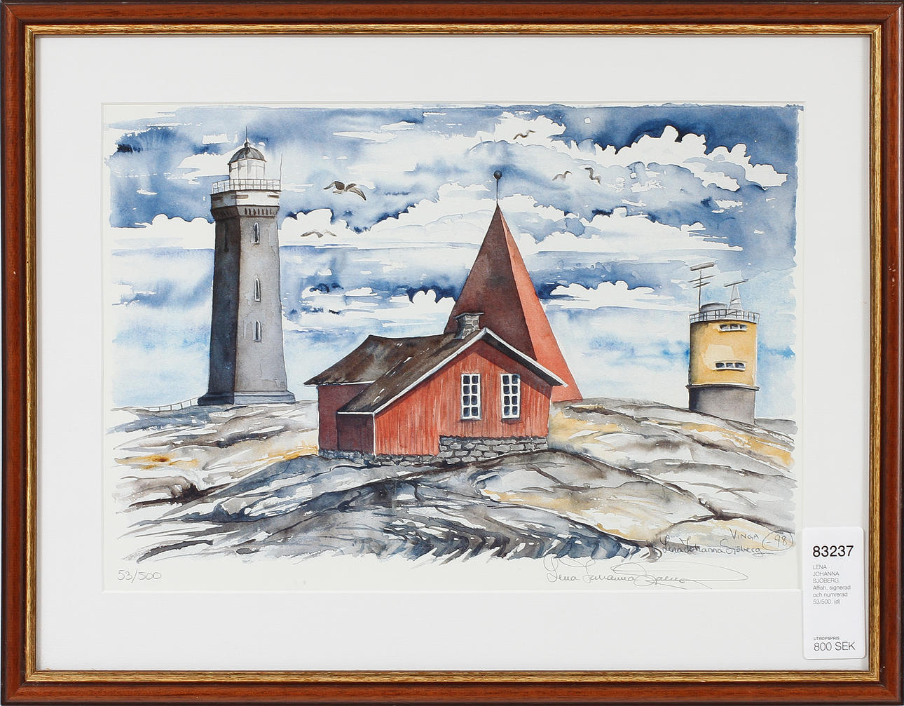 LENA JOHANNA SJÖBERG. Affish, signerad och numrerad 53/500.