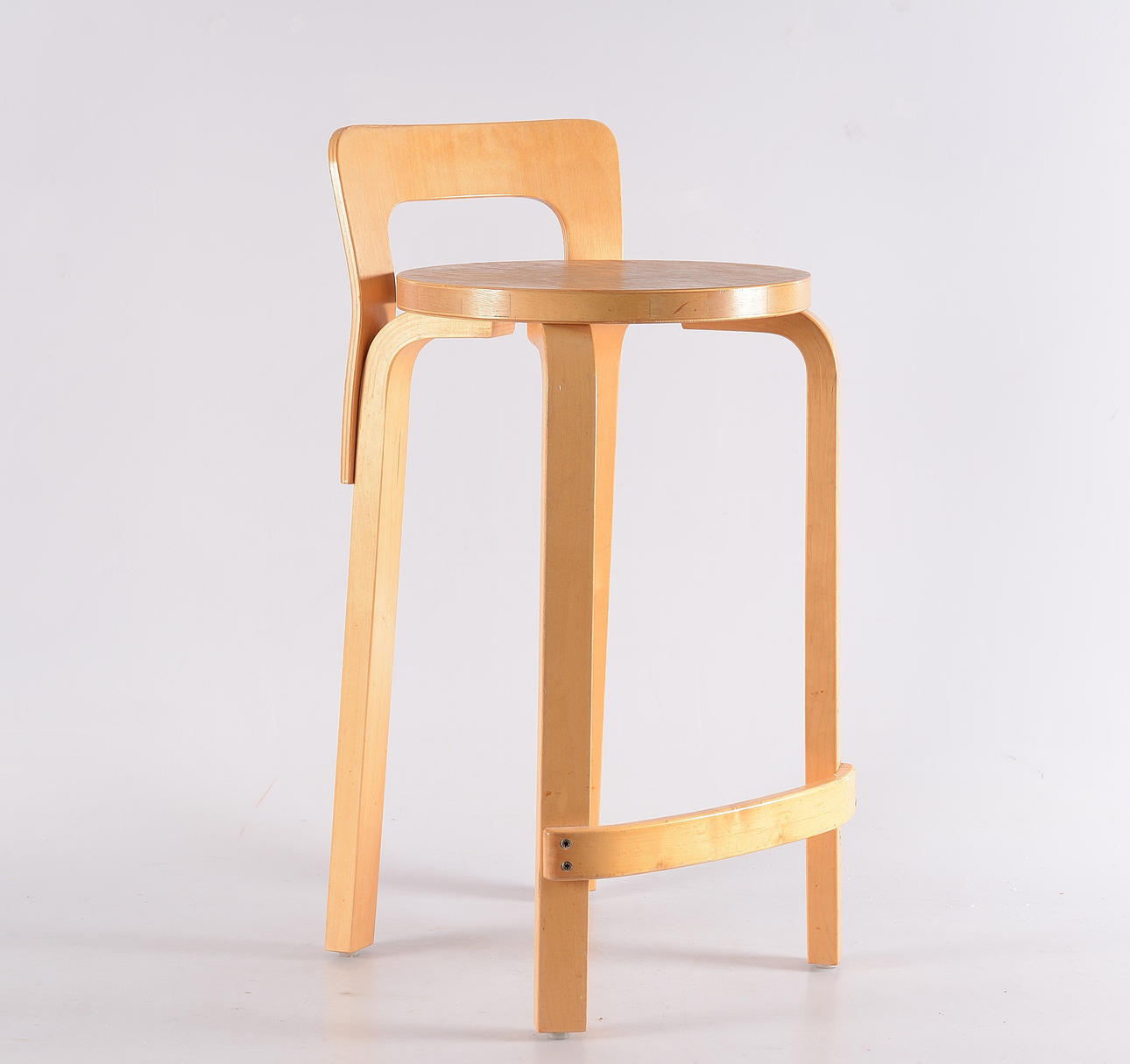 ALVAR AALTO. stol, model "K 65".