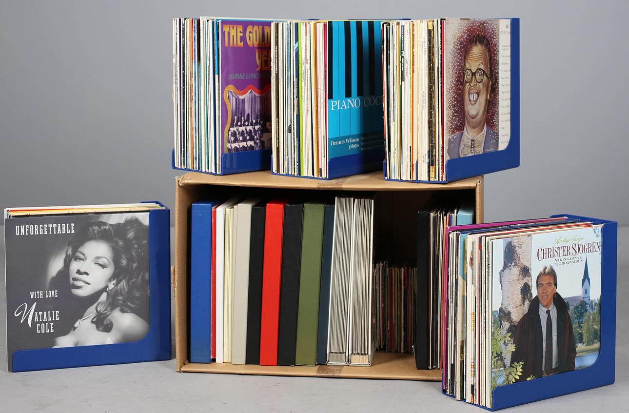 LP-SKIVOR, Vinyl, Blandat parti, merparten från 1970-talet.