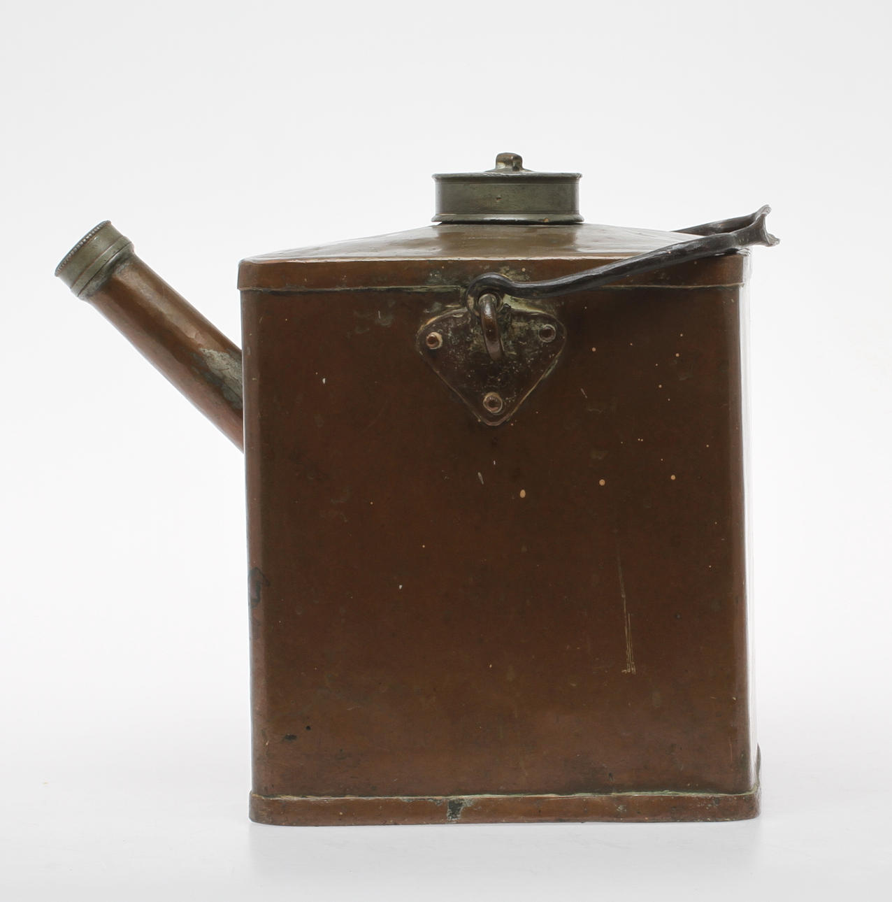 BUTELJ, koppar, märkt A Granholm. 1800-tal.