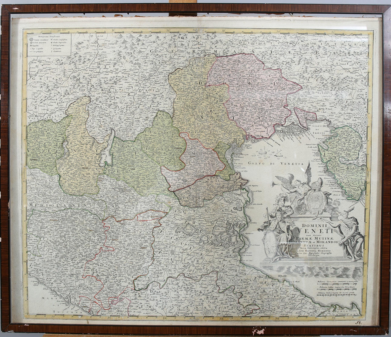 KARTA, antik, Italien.