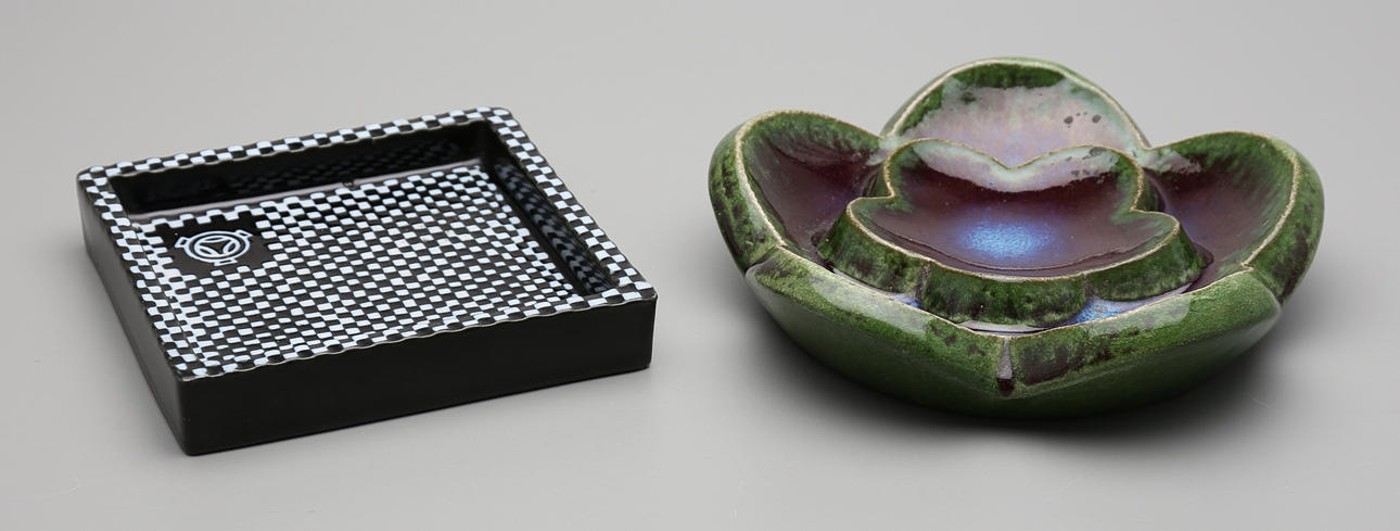 FAT, Domino, Stig Lindberg samt VÄGGPLAKETT Sylvia Leuchovius Rörstrand.