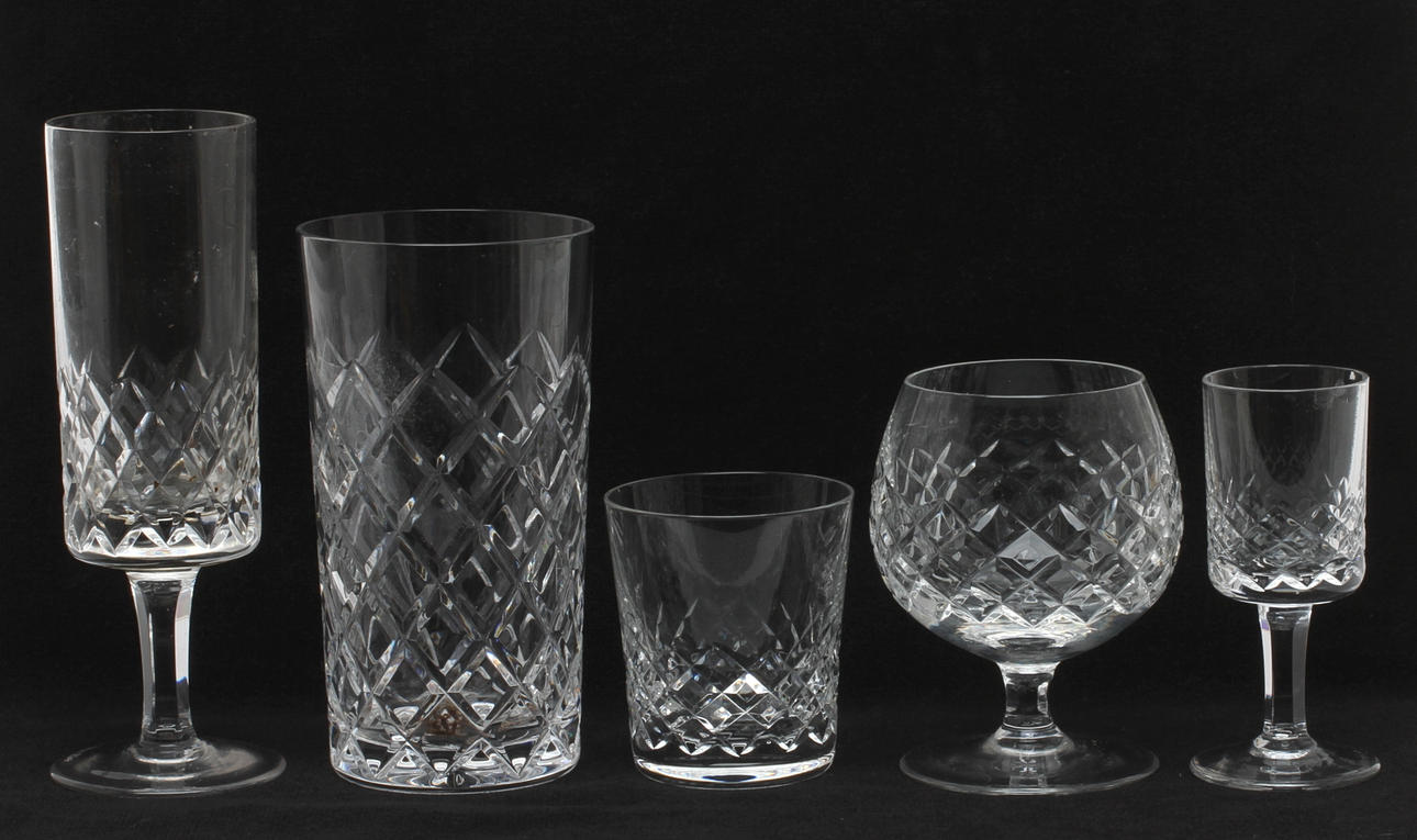 GLASSERVIS, 40 delar, 1900-tal.