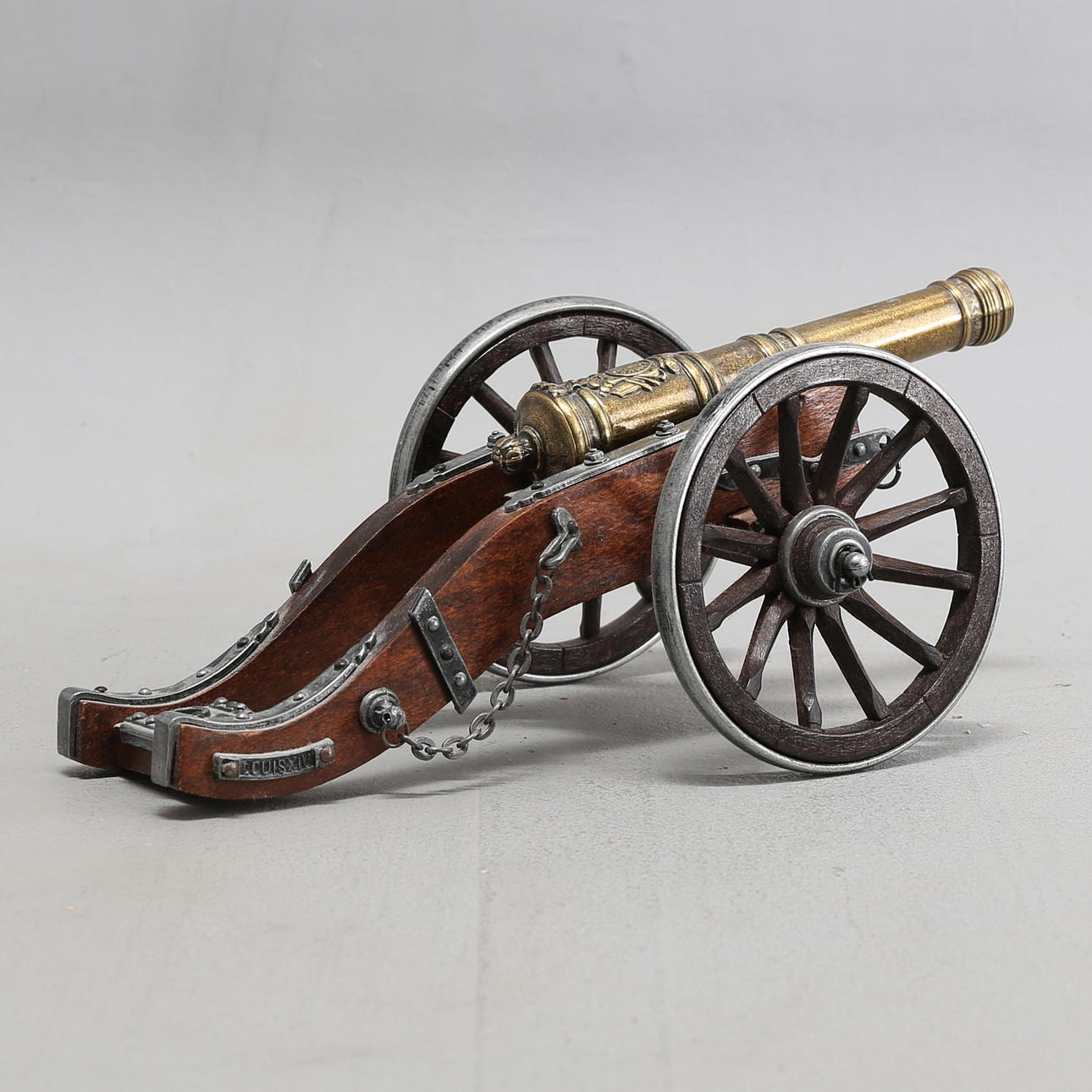 Kanone, Modell, Messing, 1900er Jahre.