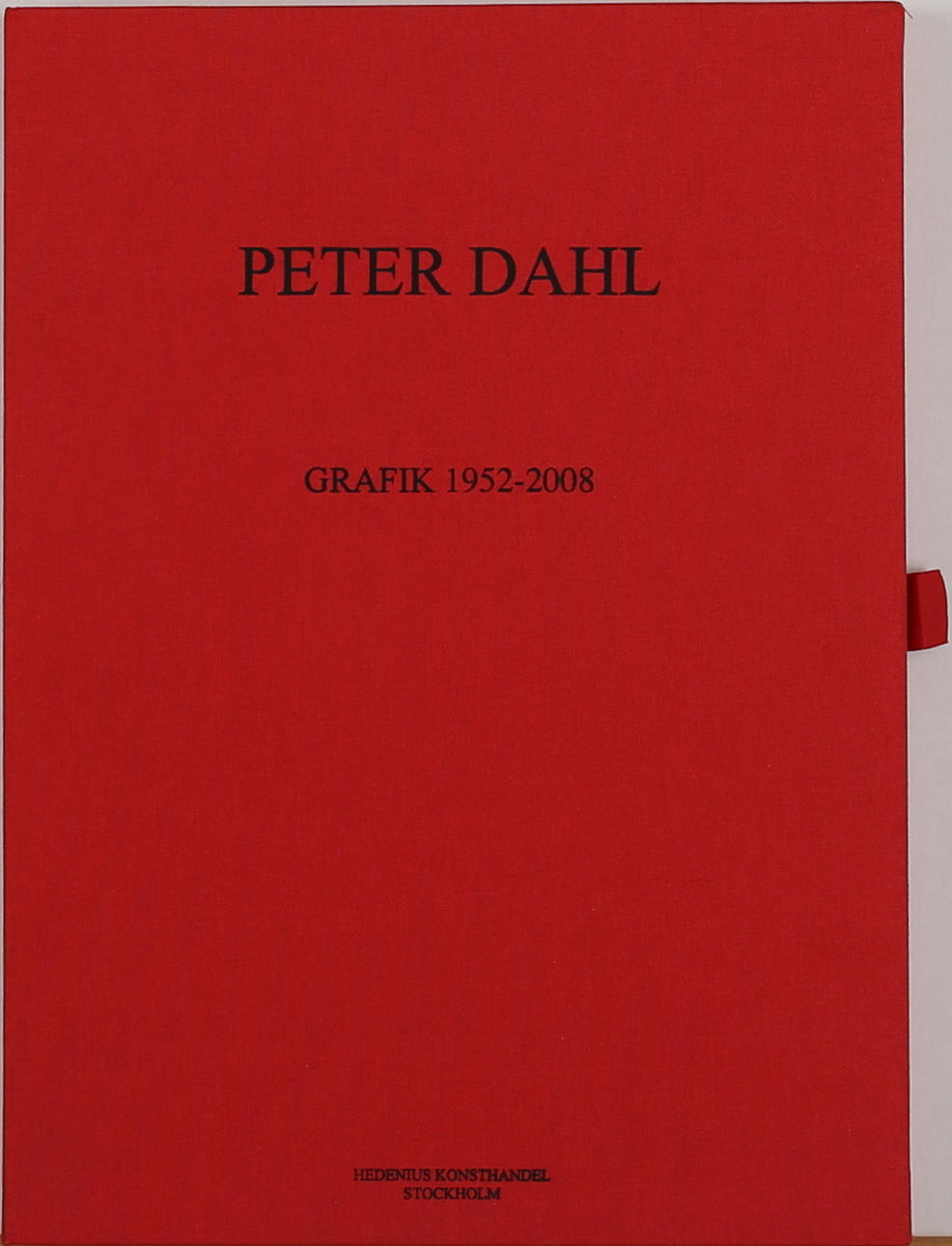 PETER DAHL. "Grafik 1952-2008". Färglitografier (4). Signerade. 101/375.
