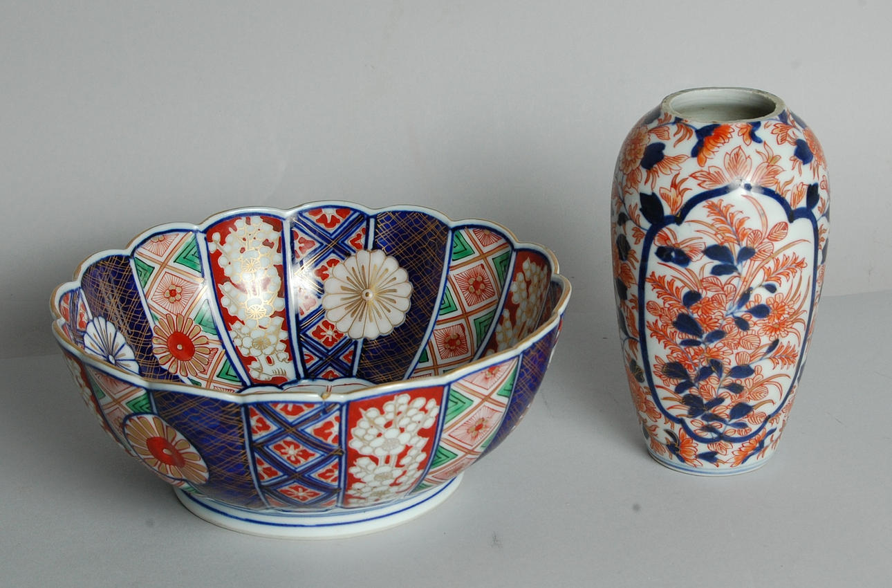 SKÅL, VAS, porslin, Kina.