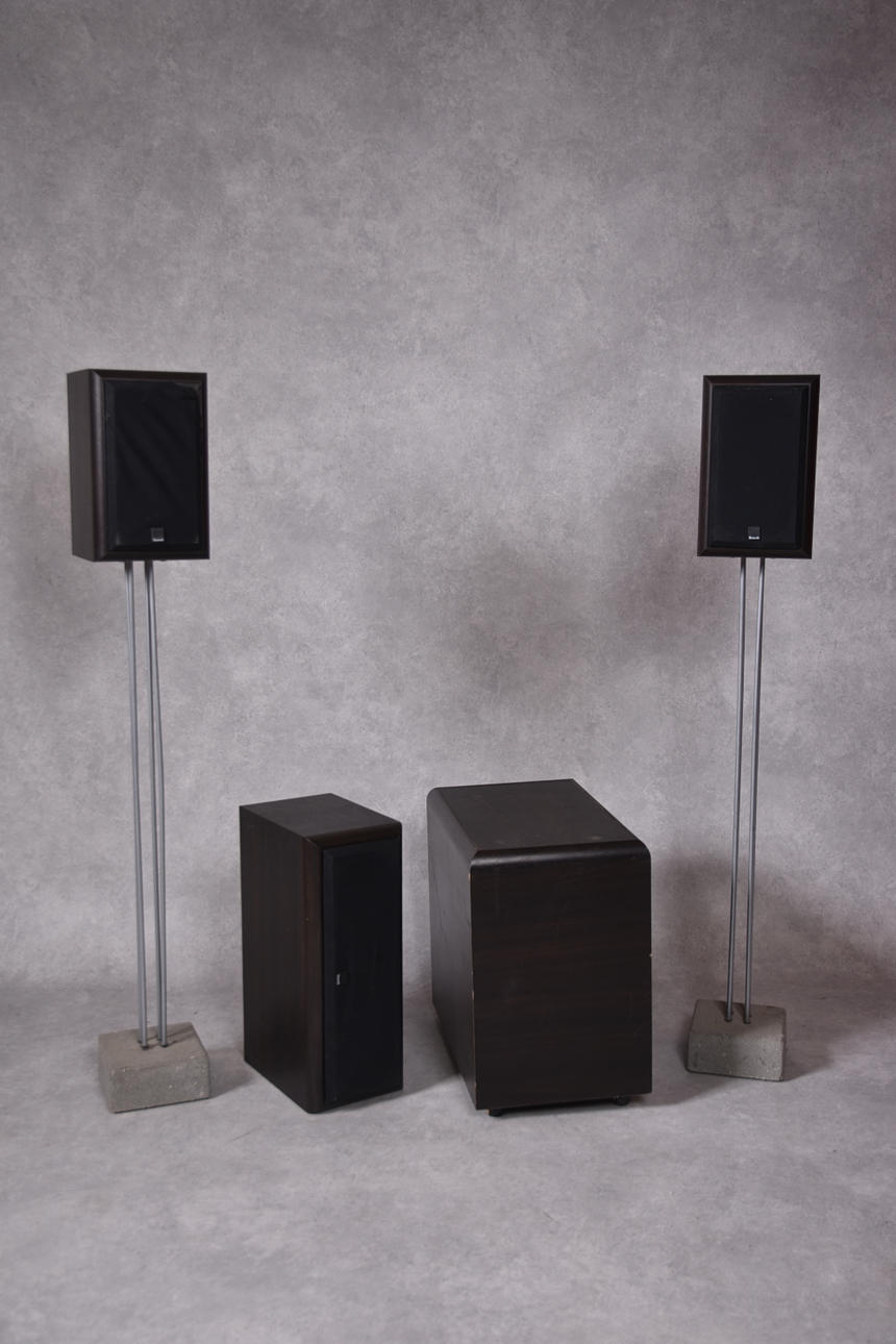 HÖGTALARE 4 delar SONAB CS 101, Sub Woofer.