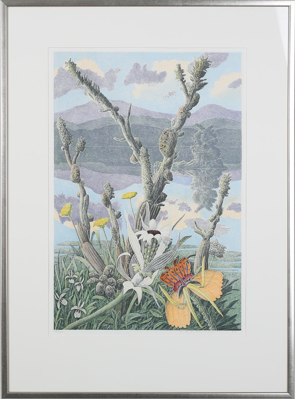 KARL AXEL PEHRSON. "Tralycra". Färglitografi. Signerad och daterad -89. 39/385.