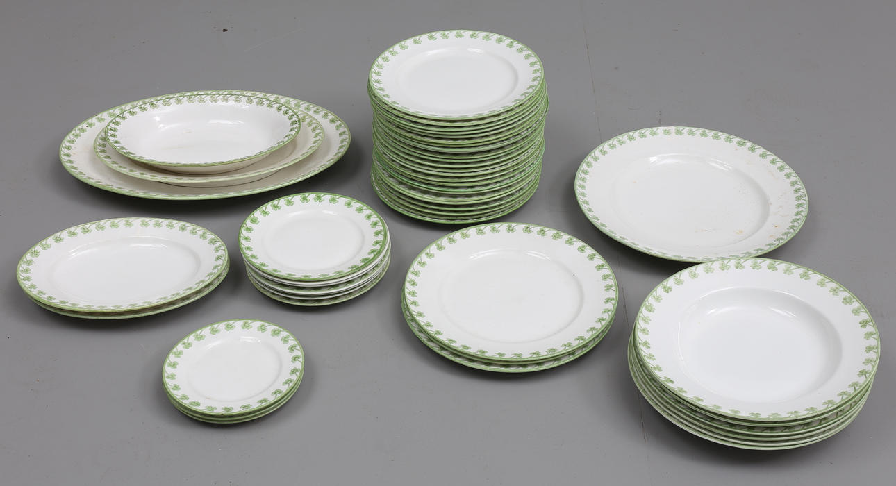 GUNNAR WENNERBERG, servis, 50 delar, "Gunnar", Gustavsberg, jugend, 1905-1909.