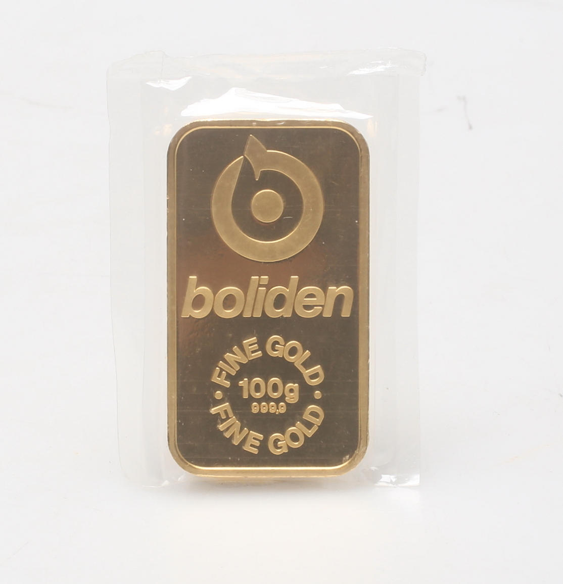 GOLD BAR, Boliden, 100 grams.
