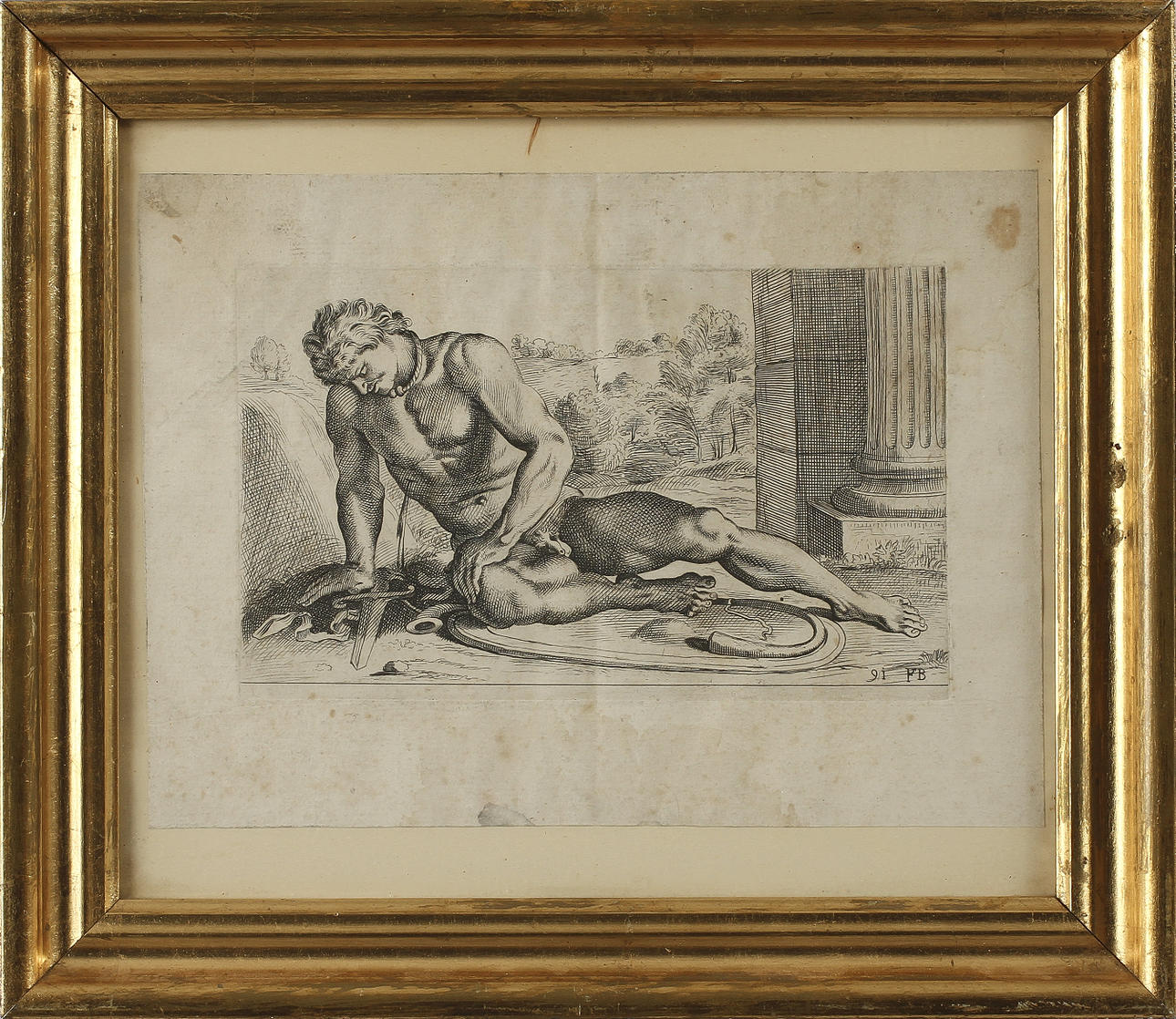 GRAFISKA BLAD, 2 st, 1700/1800-tal.