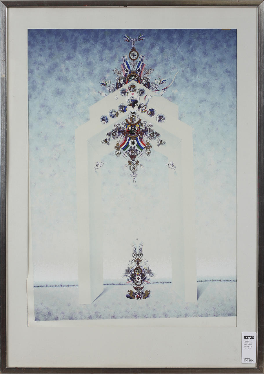 FRANCO COSTA samt KJELL RINGI, litografier 2 st, sign o numr.