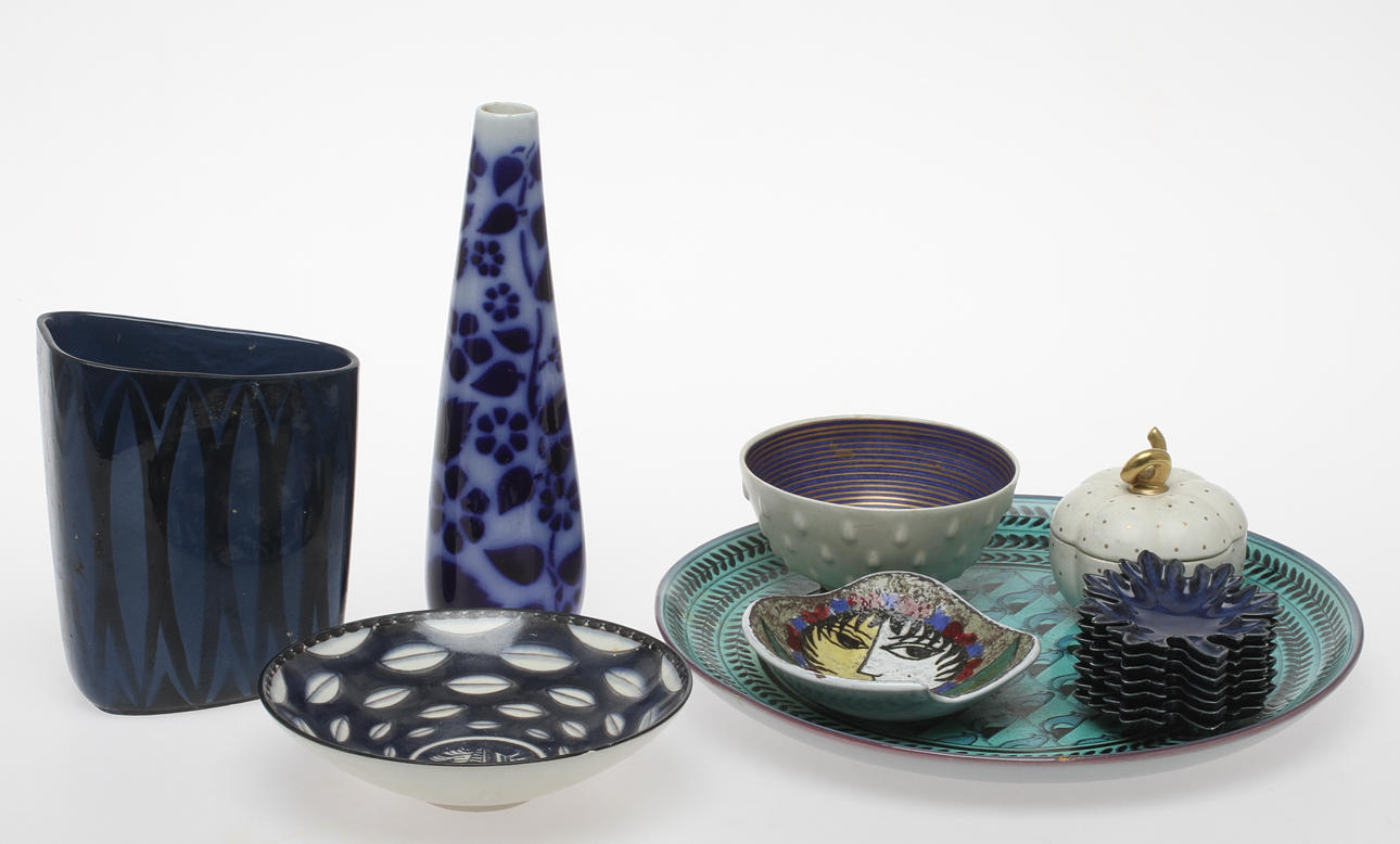 PARTI KERAMIK, 14 delar, bland annat Arthur Percy, Eugen Trost samt Mari Simmulsson.