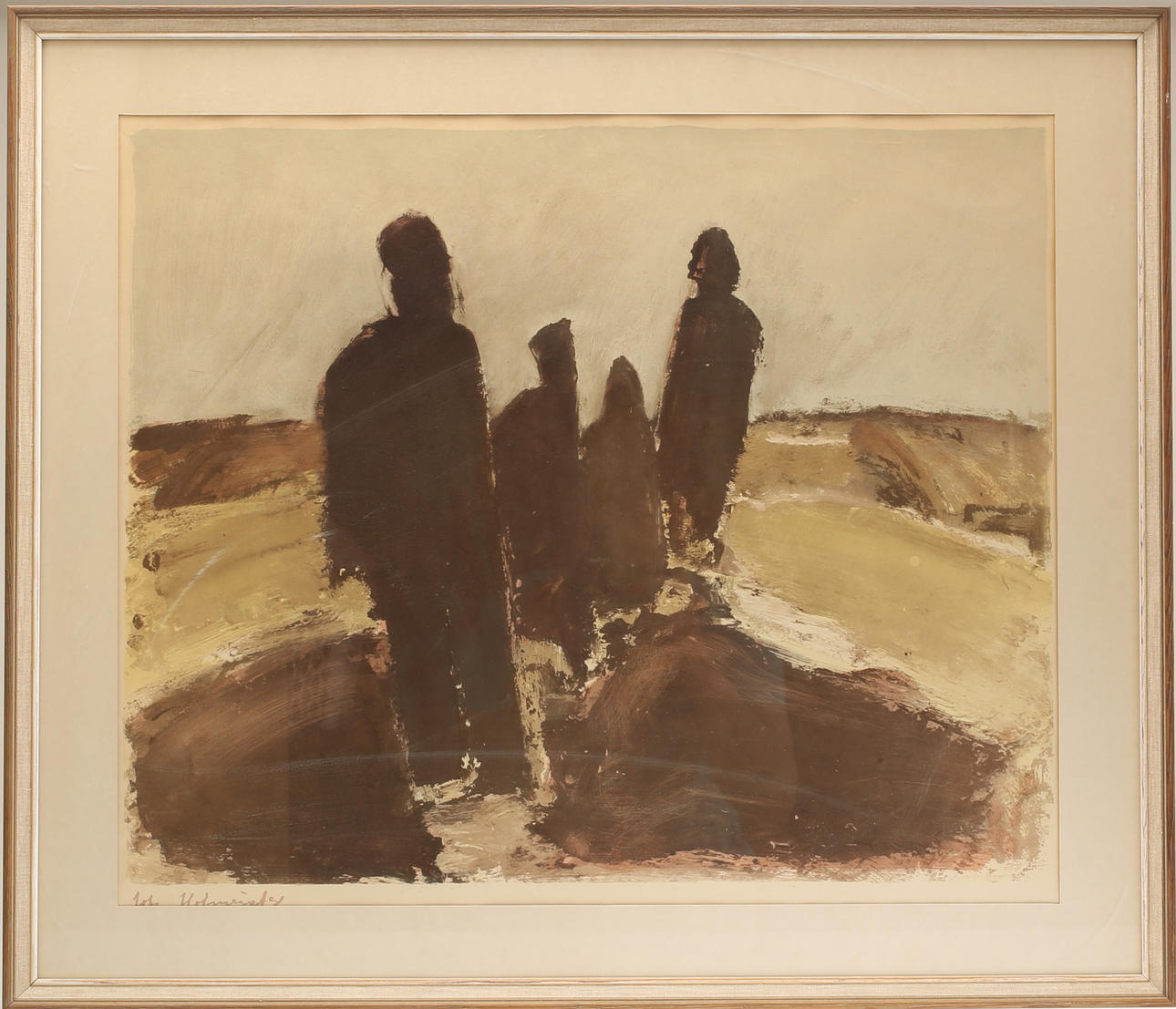 JOHANNES HOFMEISTER, Lithographie, signiert.