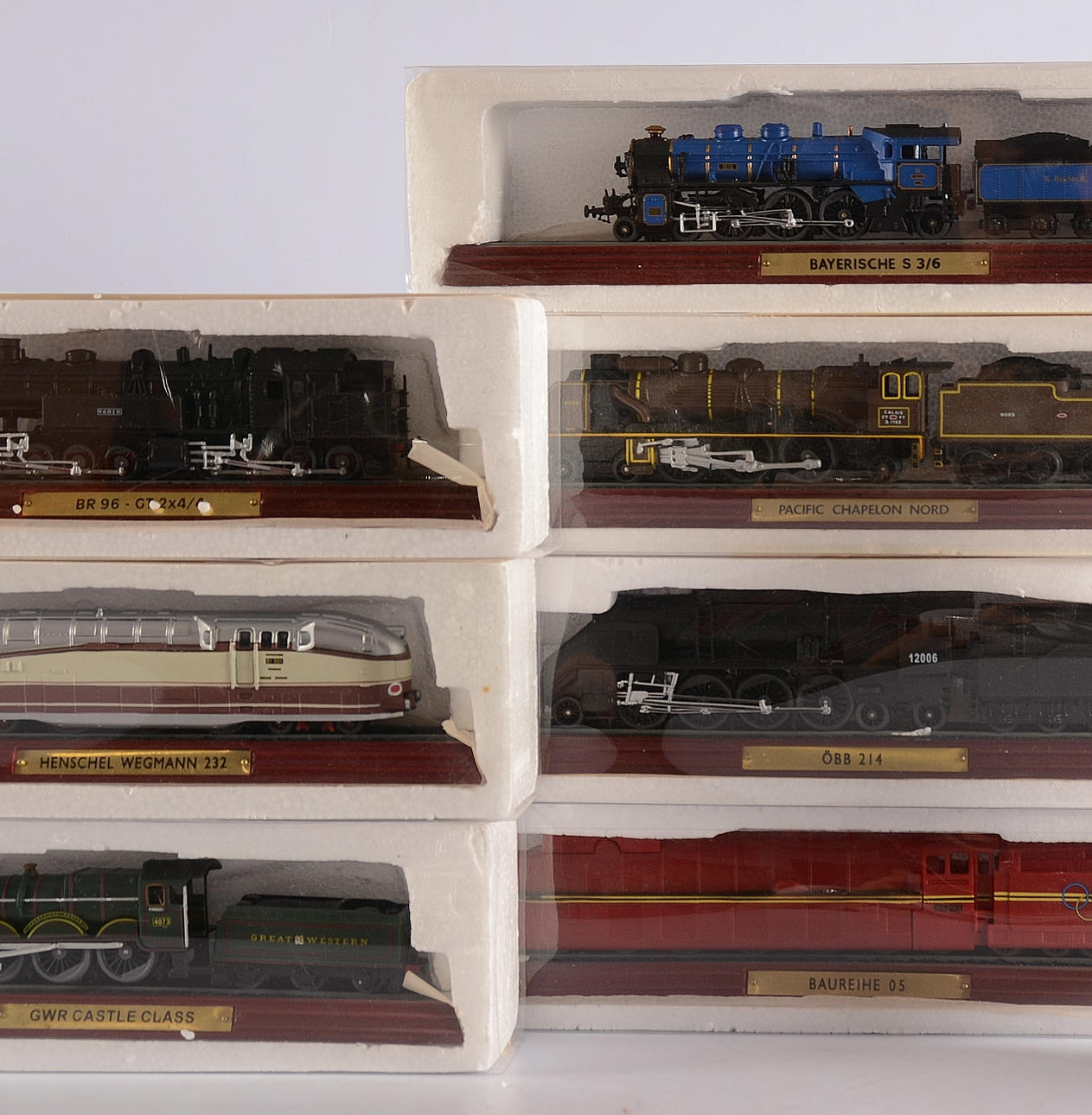 MODELLTÅG, 7 st, Kina.