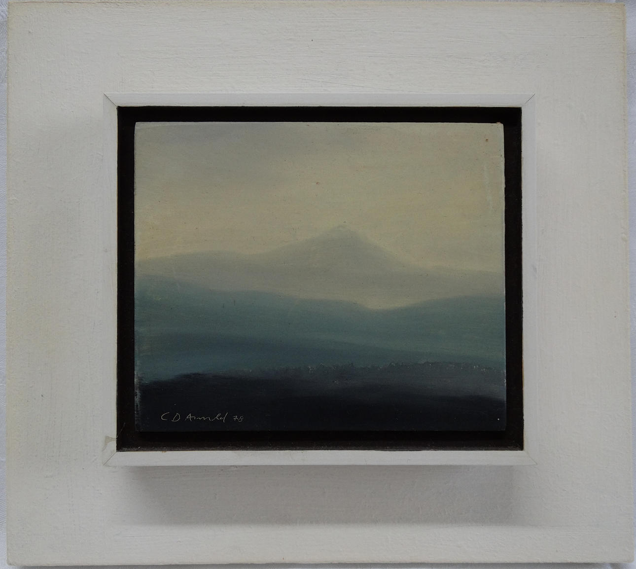 CONRAD DAVID ARNOLD: TAUNUS, AKRYL PÅ TRÄ, 1978.