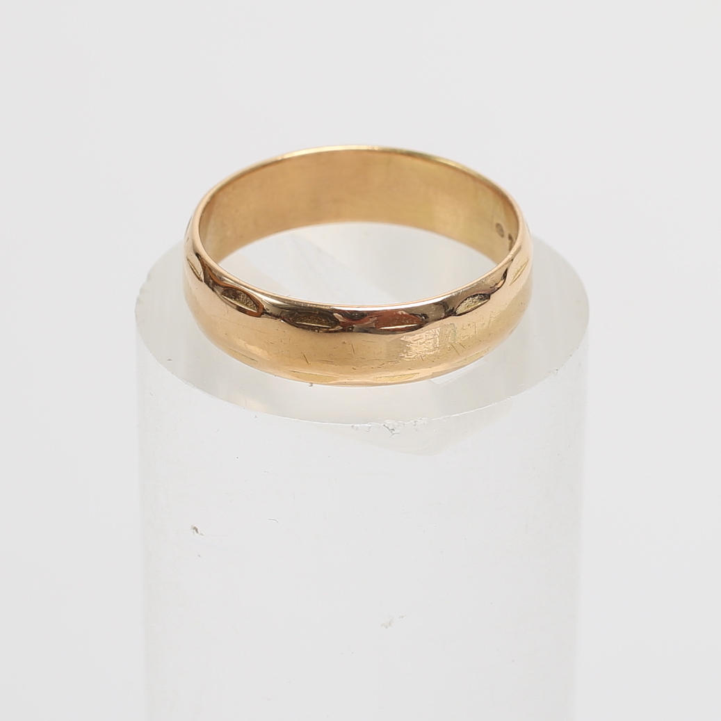 GULDRING, vikt cirka 6.52 gram.