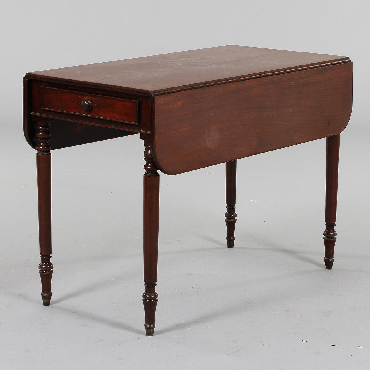 BORD, med klaffar och låda, Engelsk stil.