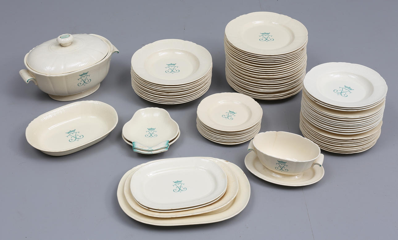 MATSERVIS, 77 delar, Adelborg, Rörstrand.