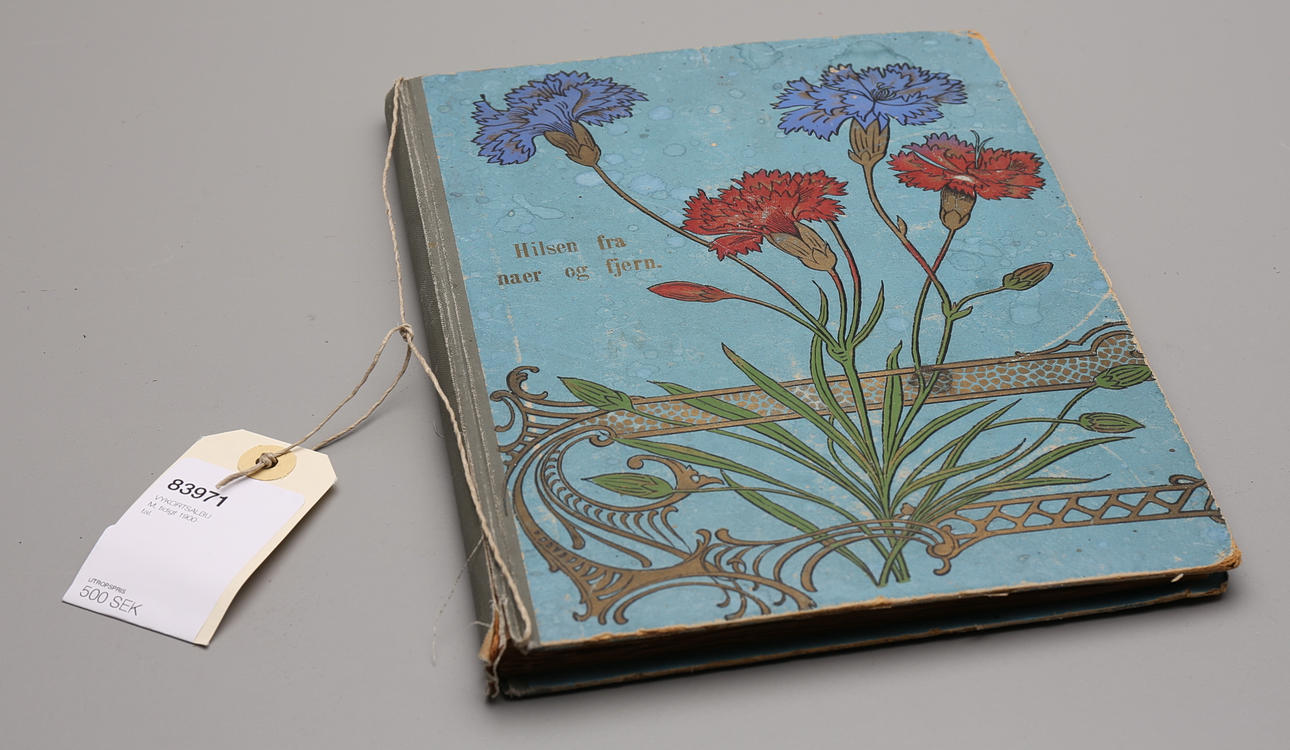 VYKORTSALBUM, tidigt 1900-tal.