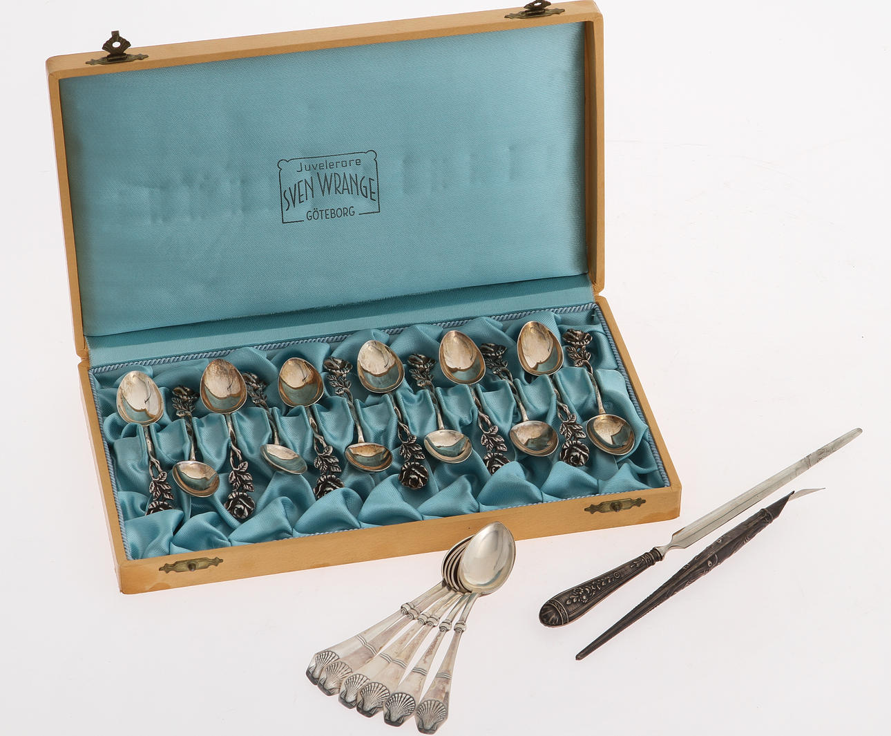 SILVER, 20 delar, ca 160 gram brutto.