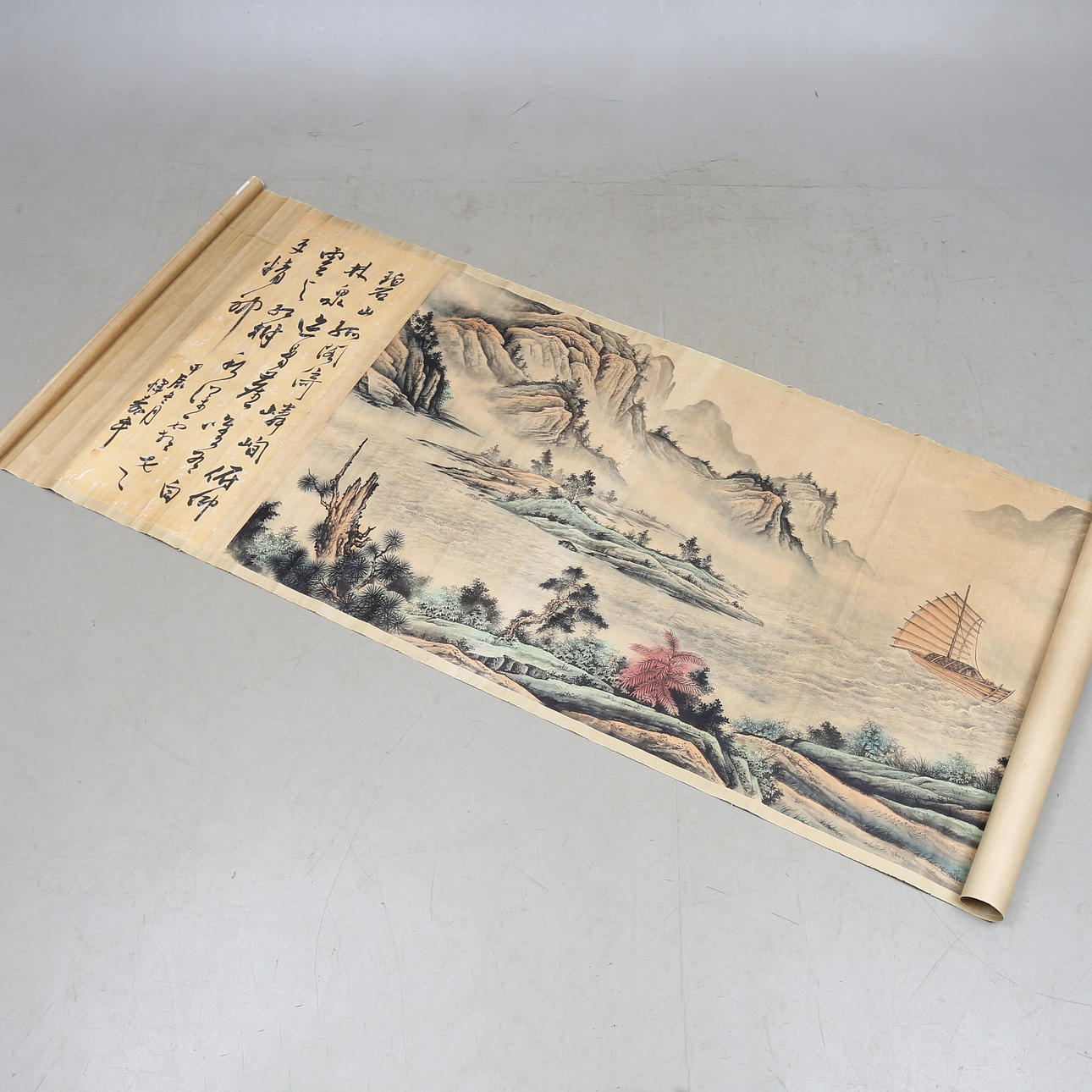 RULLMÅLNING, Kina, Längd ca 430 cm.