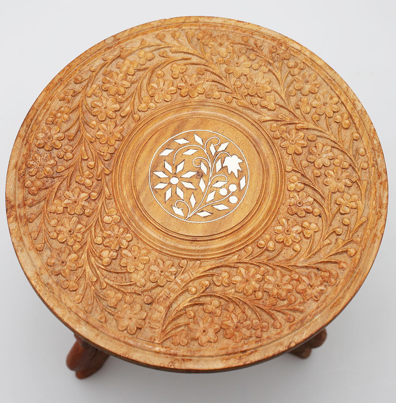 MINIATYRBORD, trä, Indien, 1900-talets slut.