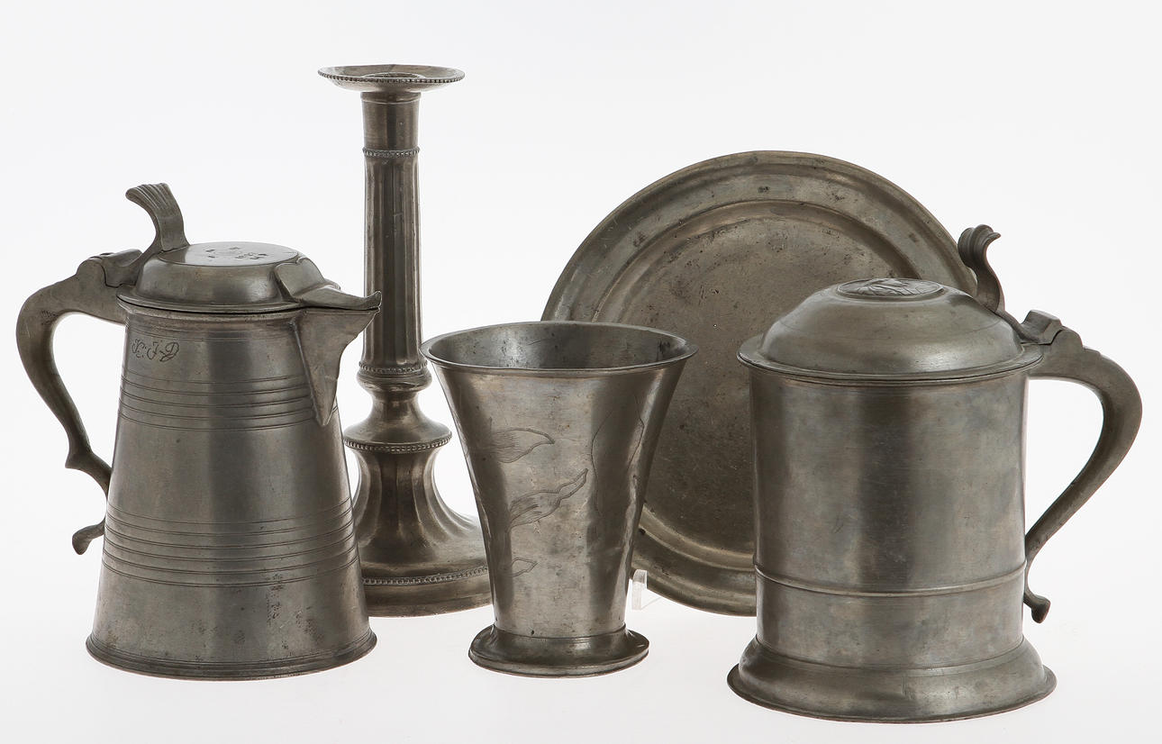 TENNFÖREMÅL, 5 delar, 17/1800-tal.