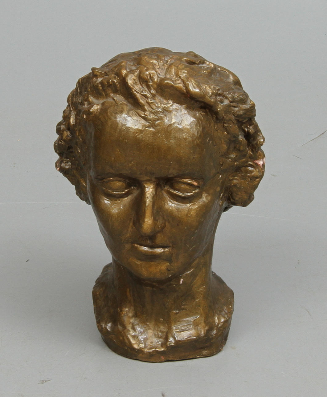 OKÄND KONSTNÄR. Porträttbyster, 2 st, gjutmassa, osignerade.