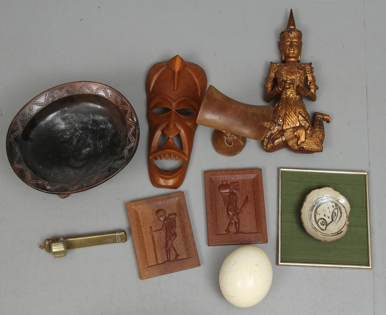 PARTI DIVERSE, 9 delar, Orientaliskt och arfrikanskt.