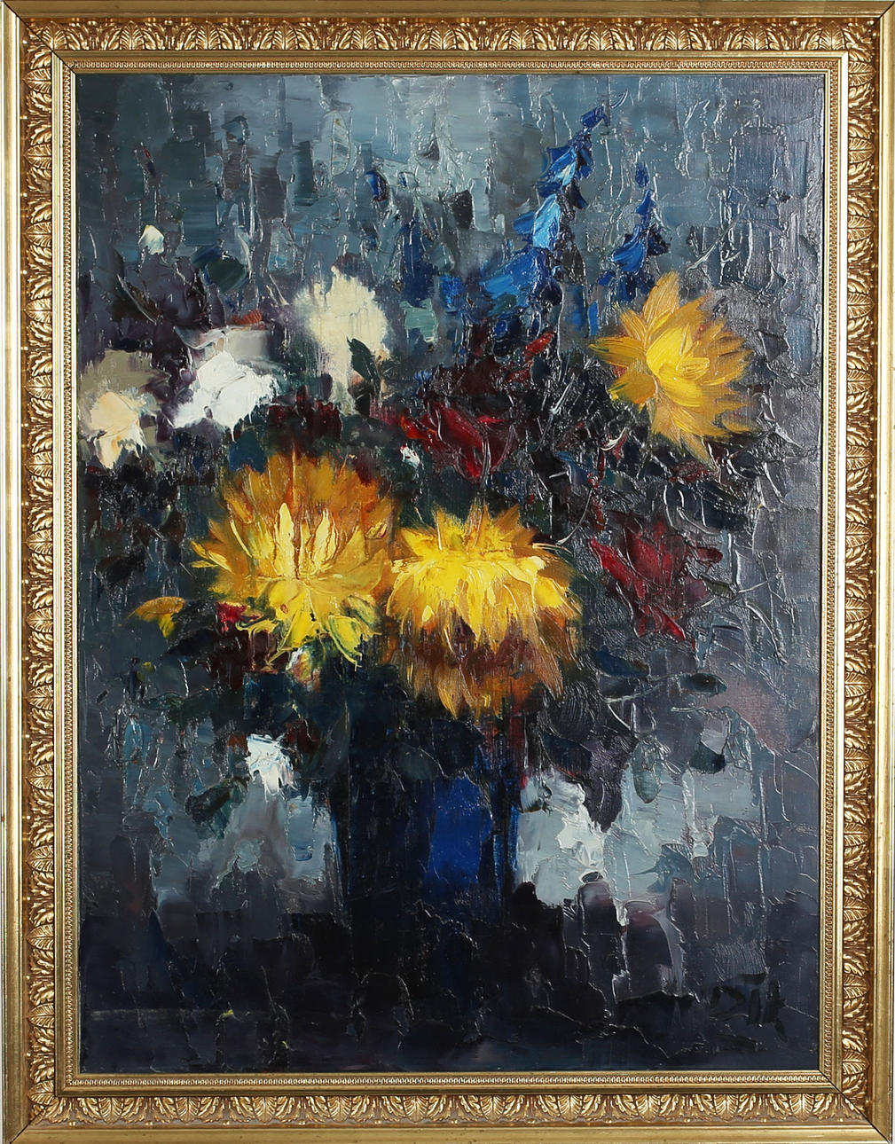 PIETER DANIEL DIK. Oljemålning på duk, signerad Dik.