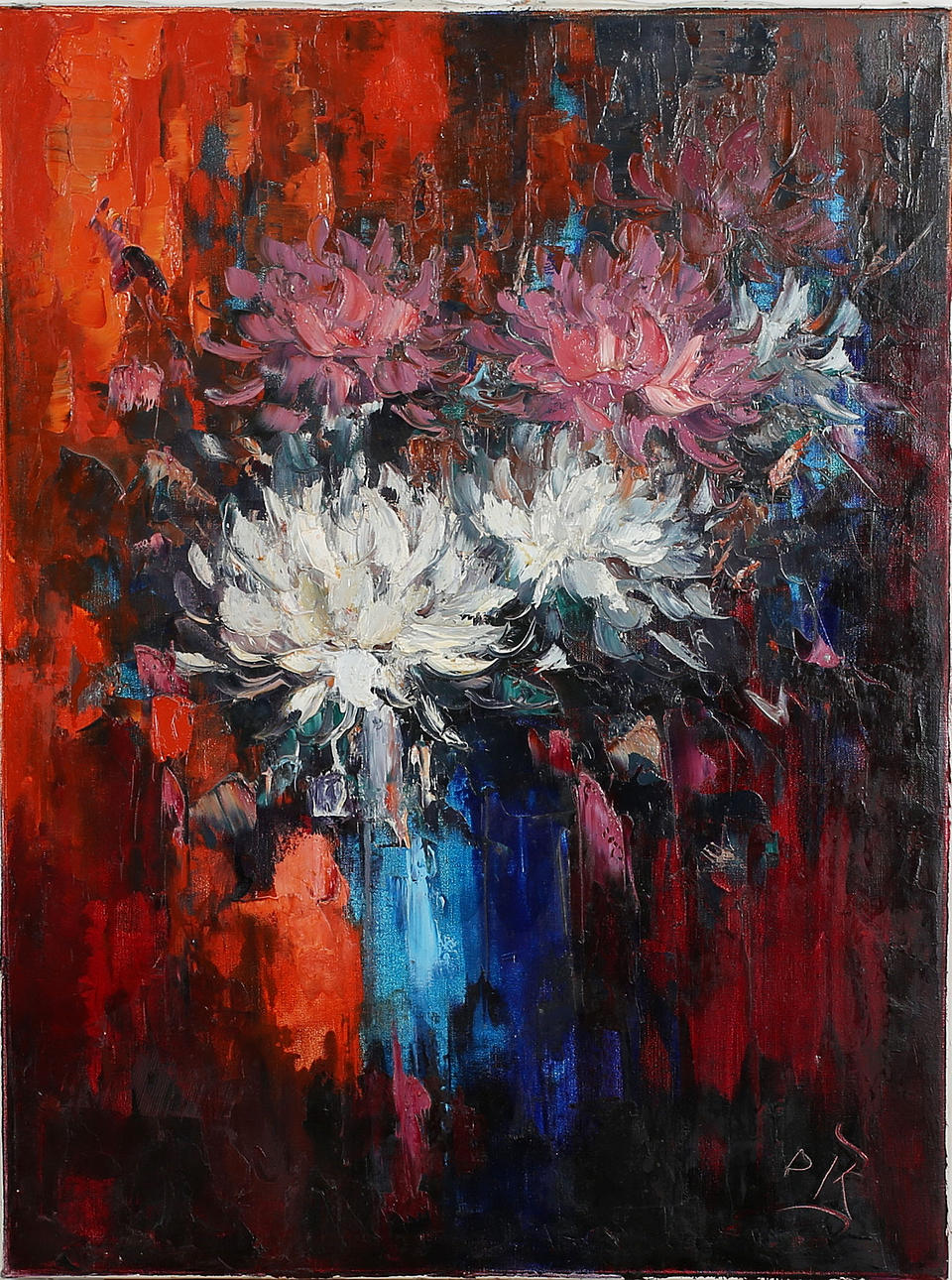 PIETER DANIEL DIK. Oljemålning på duk, signerad Dik.