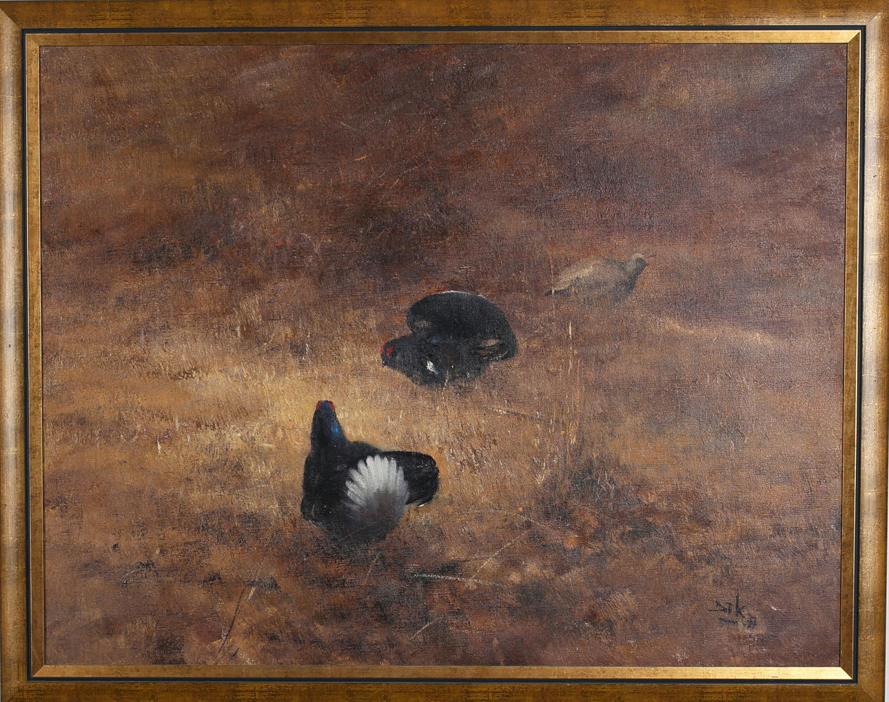 PIETER DANIEL DIK. Oljemålning på duk, signerad Dik -77.