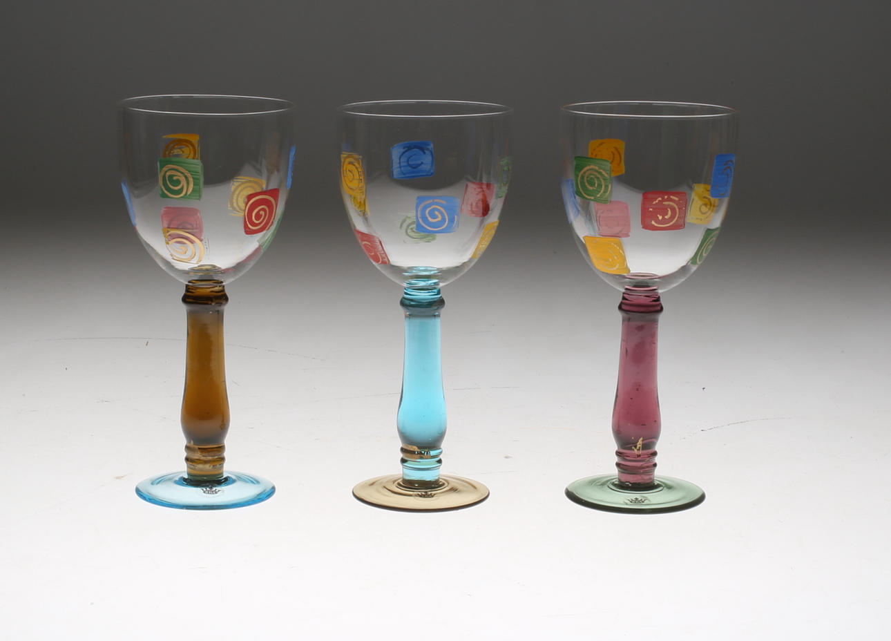 VINGLAS, 3 st, RBA. Sverige, 1900/2000-tal.