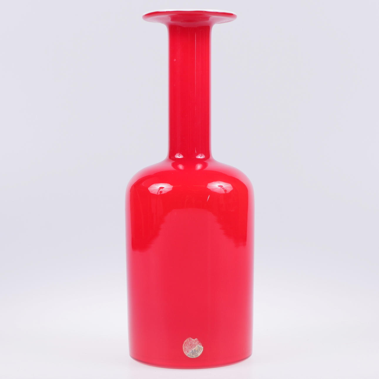 VAS, glas, Otto Bauer för Holmegaard, 1900-talets andra hälft.