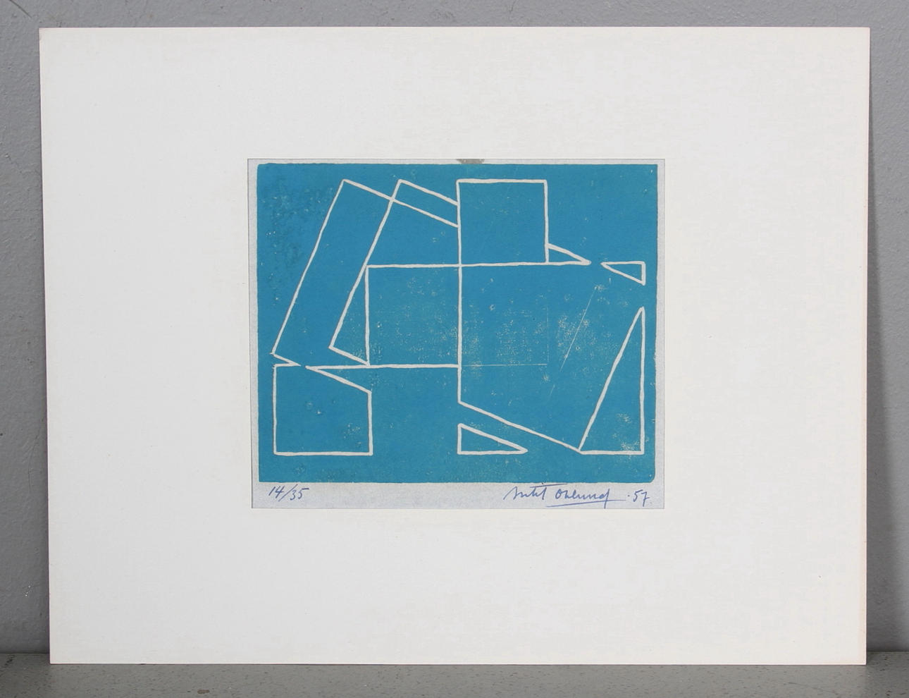 BERTIL ÖHLUND. Grafiska blad, 4 st, signerade och daterade, numrerade.