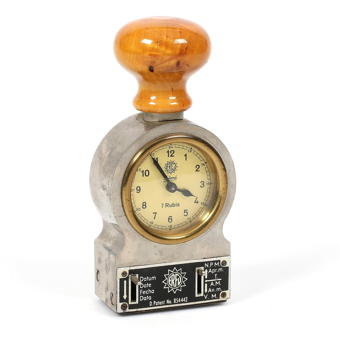 STAMP CLOCK, Erfu Patent, 1940s.