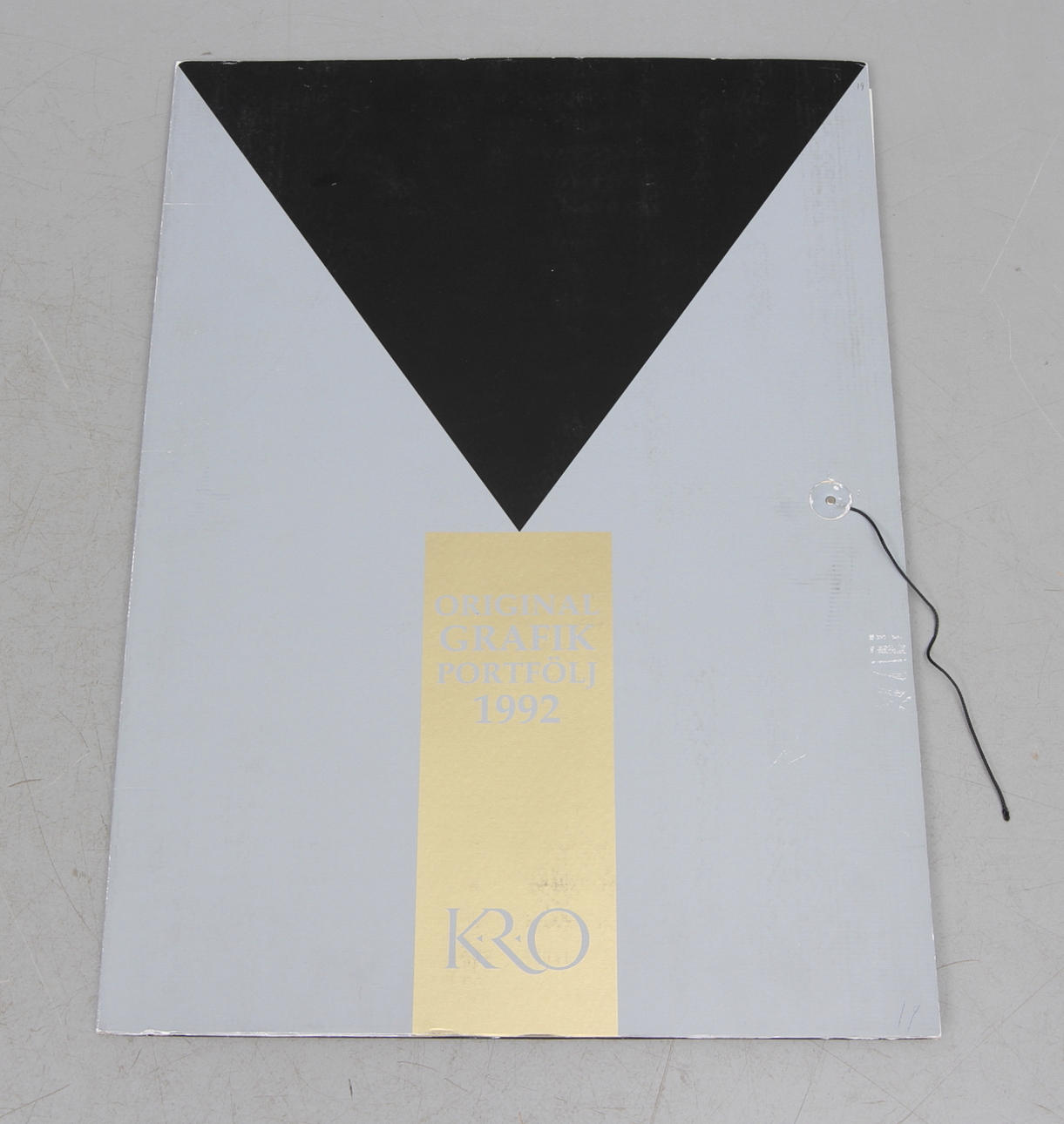 ORGINALGRAFIKPORTFÖLJ, KRO 1992, 4 st litografier och etsningar, signerade och numrerade 19/220.