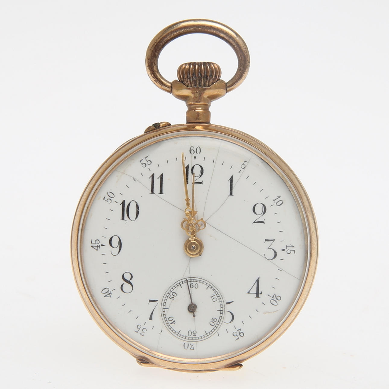 MORMORSUR, yderkasse guld 14k.