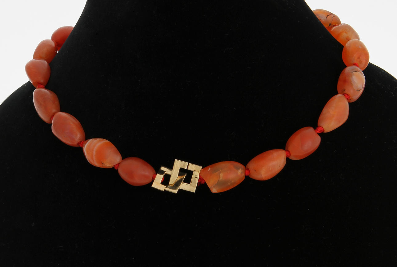 COLLIER, agater.