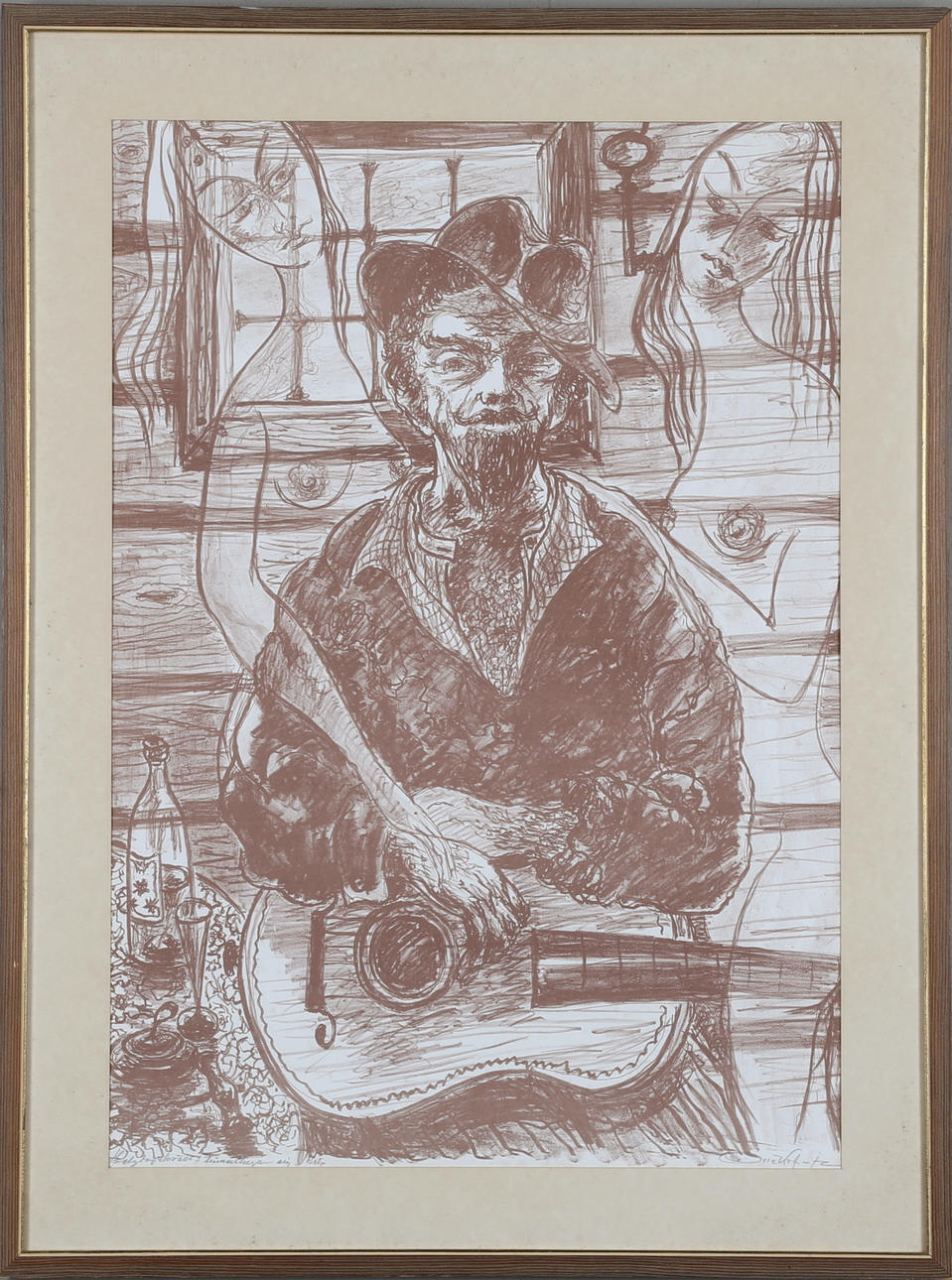 OLLE KRANTZ. Lithograph, signed.