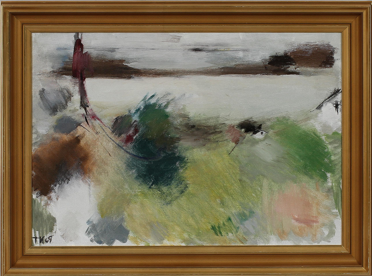 TORE KURLBERG. Olja på duk, signerad TK69.