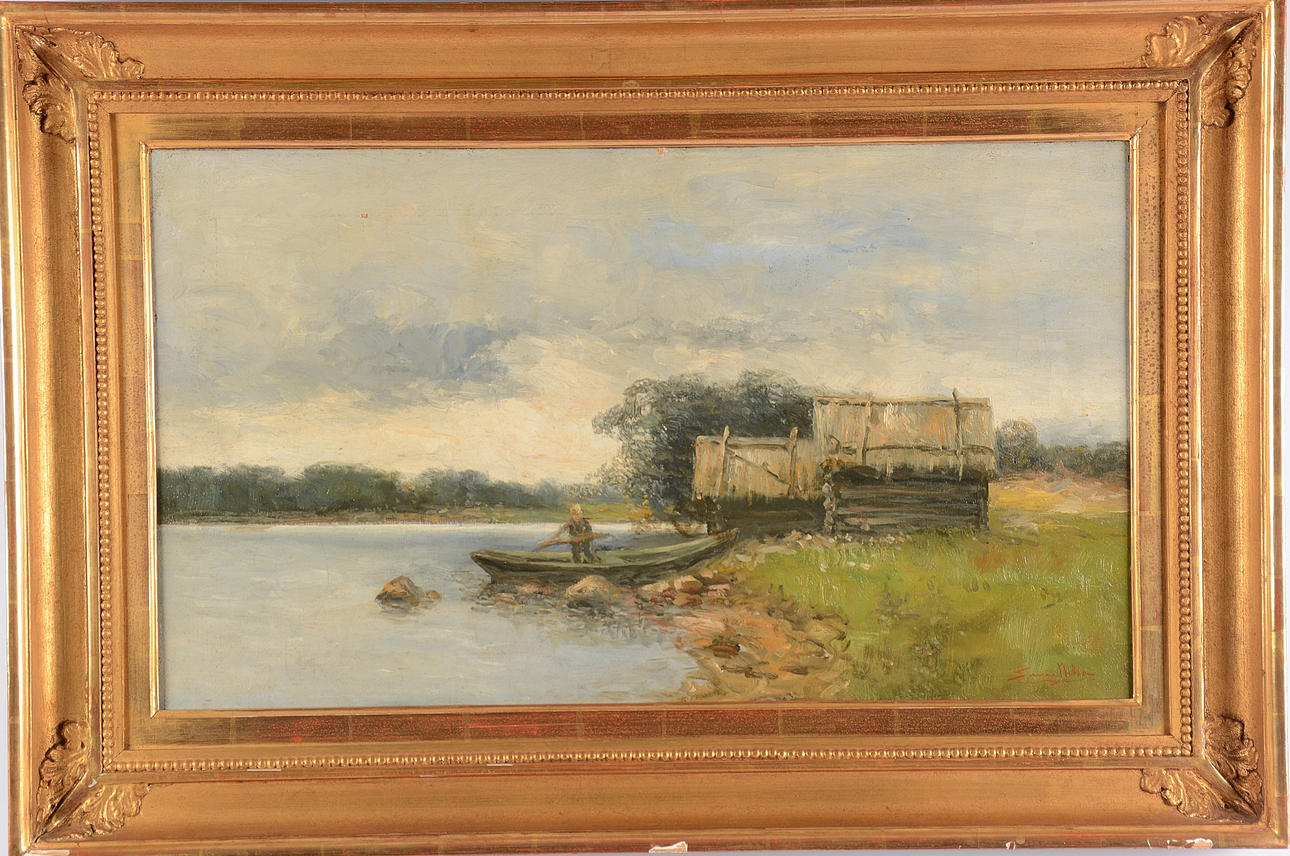 SEVERIN NILSON. Olja på duk.