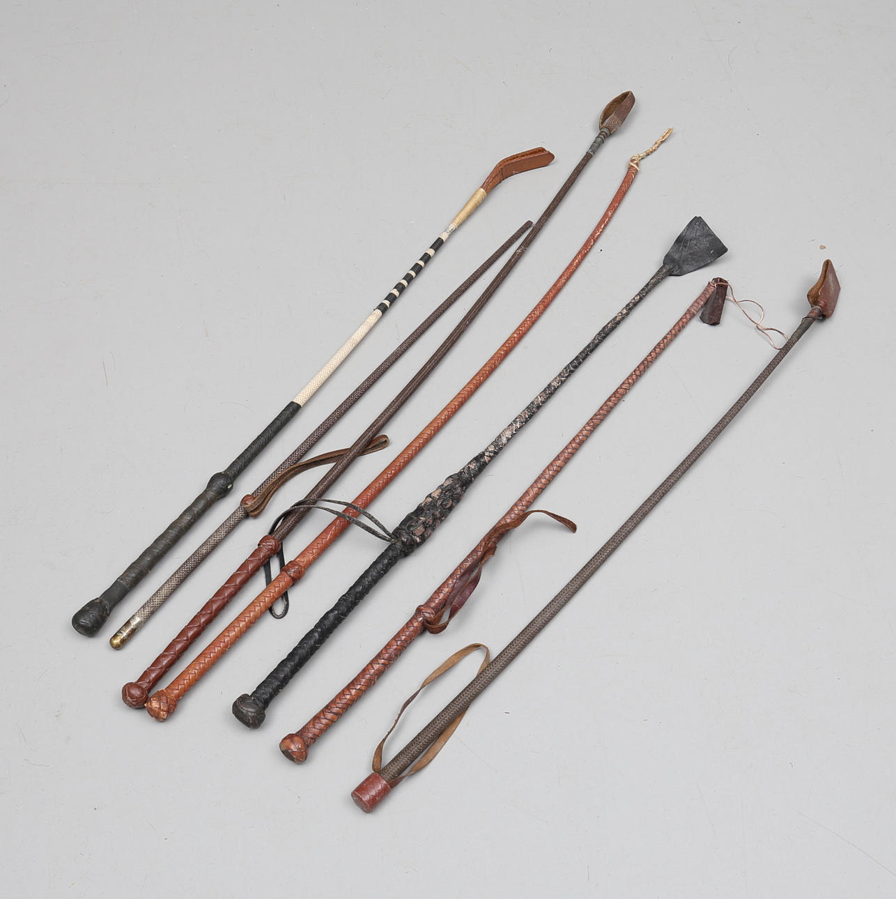 ratsastussauva, 7 kpl, 1900-luku.